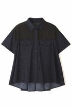 【アドーア/ADORE】のハイブリッドデニムブラウス 人気、トレンドファッション・服の通販 founy(ファニー) ファッション Fashion レディースファッション WOMEN トップス・カットソー Tops/Tshirt シャツ/ブラウス Shirts/Blouses シアー Sheer ショート Short スリーブ Sleeve デニム Denim ドッキング Docking バランス Balance フォルム Form NEW・新作・新着・新入荷 New Arrivals thumbnail ネイビー|ID: prp329100004427309 ipo3291000000030915754