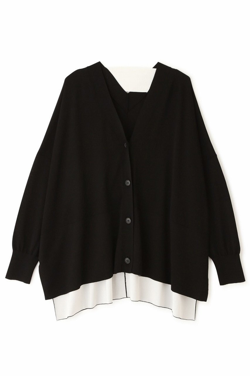 【アドーア/ADORE】のラスターストレッチカーディガン インテリア・キッズ・メンズ・レディースファッション・服の通販 founy(ファニー) ファッション Fashion レディースファッション Fashion for Women トップス・カットソー Cut & Sew Tops ニット Knit Tops & Sweaters カーディガン・羽織り Layered Style Cardigans カーディガン Cardigan, Knitwear シルク Silk, 100% Silk ビッグ Big, Oversized ブライト Bright, Shiny ブラック|ID: prp329100004427312 ipo3291000000036039972