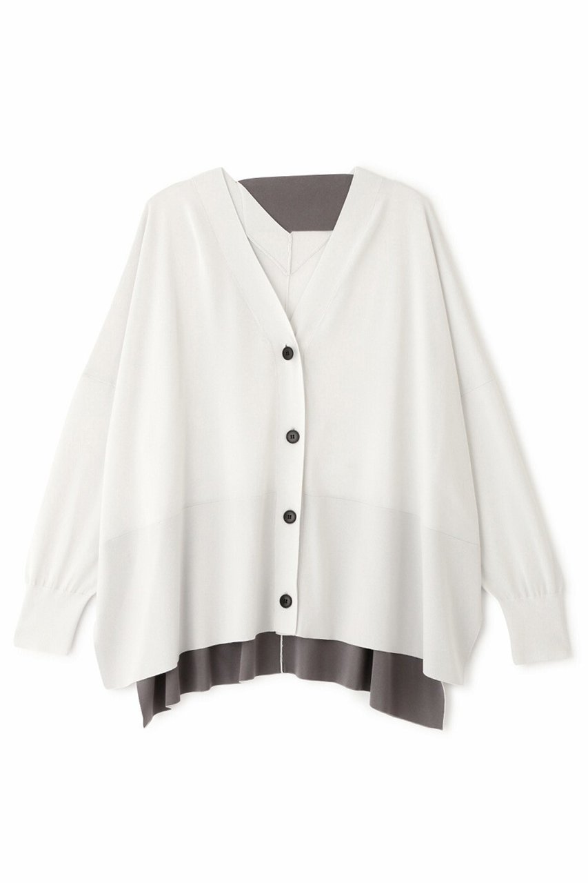 【アドーア/ADORE】のラスターストレッチカーディガン インテリア・キッズ・メンズ・レディースファッション・服の通販 founy(ファニー) ファッション Fashion レディースファッション Fashion for Women トップス・カットソー Cut & Sew Tops ニット Knit Tops & Sweaters カーディガン・羽織り Layered Style Cardigans カーディガン Cardigan, Knitwear シルク Silk, 100% Silk ビッグ Big, Oversized ブライト Bright, Shiny グレー|ID: prp329100004427312 ipo3291000000036039973