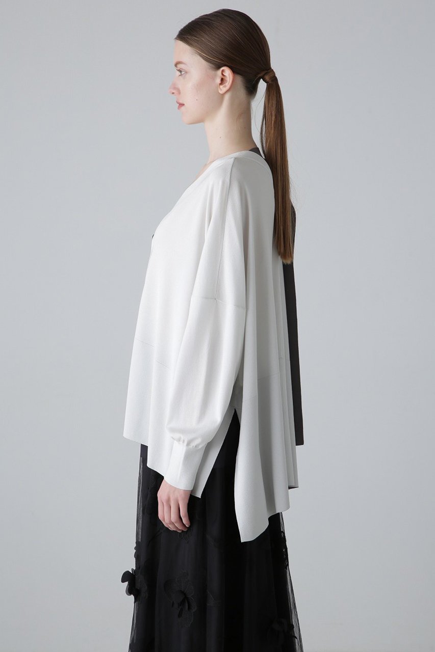 【アドーア/ADORE】のラスターストレッチカーディガン 人気、トレンドファッション・服の通販 founy(ファニー) ファッション Fashion レディースファッション Fashion for Women トップス・カットソー Cut & Sew Tops ニット Knit Tops & Sweaters カーディガン・羽織り Layered Style Cardigans カーディガン Cardigan, Knitwear シルク Silk, 100% Silk ビッグ Big, Oversized ブライト Bright, Shiny other-7|ID: prp329100004427312 ipo3291000000036168812