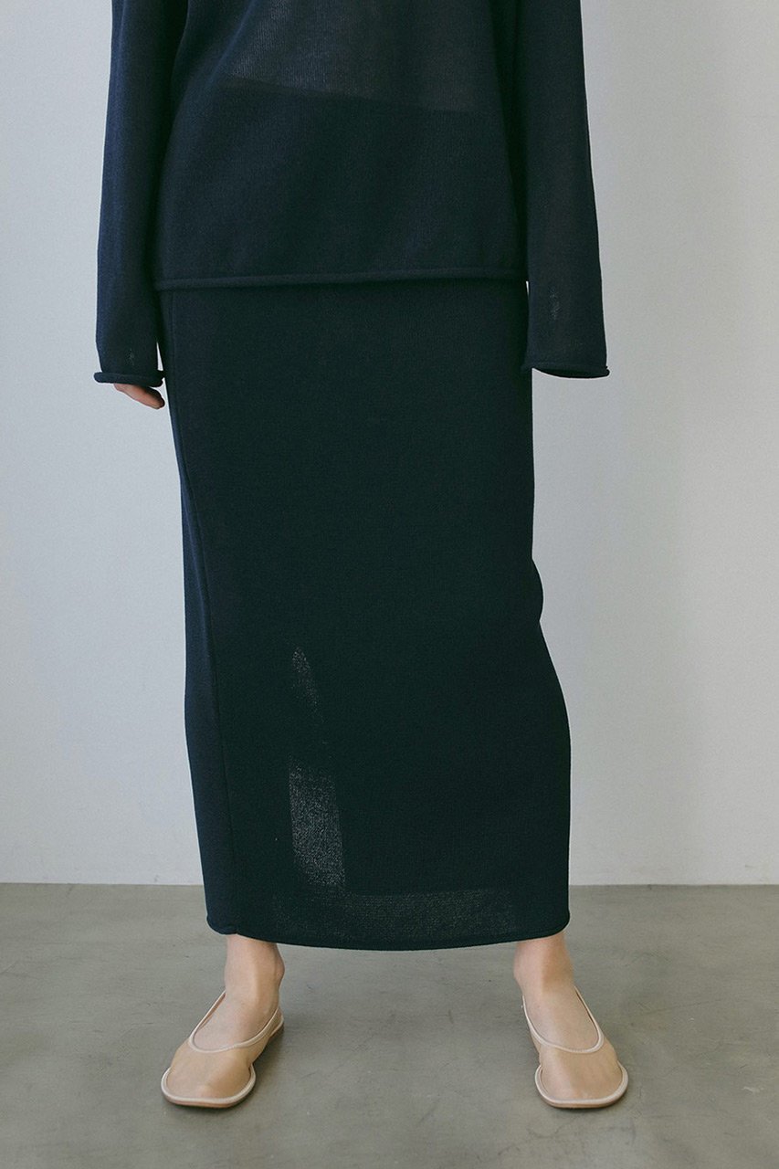 【ハー/HER.】のペーパー混ニットスカート 人気、トレンドファッション・服の通販 founy(ファニー) 　ファッション　Fashion　レディースファッション　Fashion for Women　スカート　Skirts　ロングスカート　Long Skirts / Maxi & Midi Skirts　おすすめ　Recommended / Our Picks　セットアップ　Set-Up, Coordinated Outfit　ペーパー　Paper, Kraft Paper　リラックス　Relax, Relaxed Fit　ロング　Long, Long-Length　other-7|ID: prp329100004428637 ipo3291000000032824835