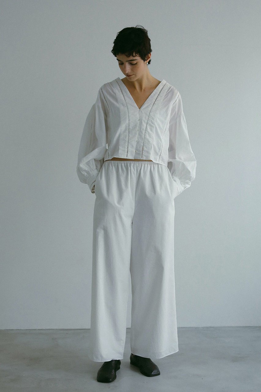 【ハー/HER.】のリラックスコットンパンツ 人気、トレンドファッション・服の通販 founy(ファニー) 　ファッション　Fashion　レディースファッション　Fashion for Women　パンツ　Pants & Trousers　おすすめ　Recommended / Our Picks　ウォッシュ　Washed Finish　シンプル　Simple, Minimal　レース　Lace, Lace Fabric　ヴィンテージ　Vintage Style　other-7|ID: prp329100004428638 ipo3291000000032909840
