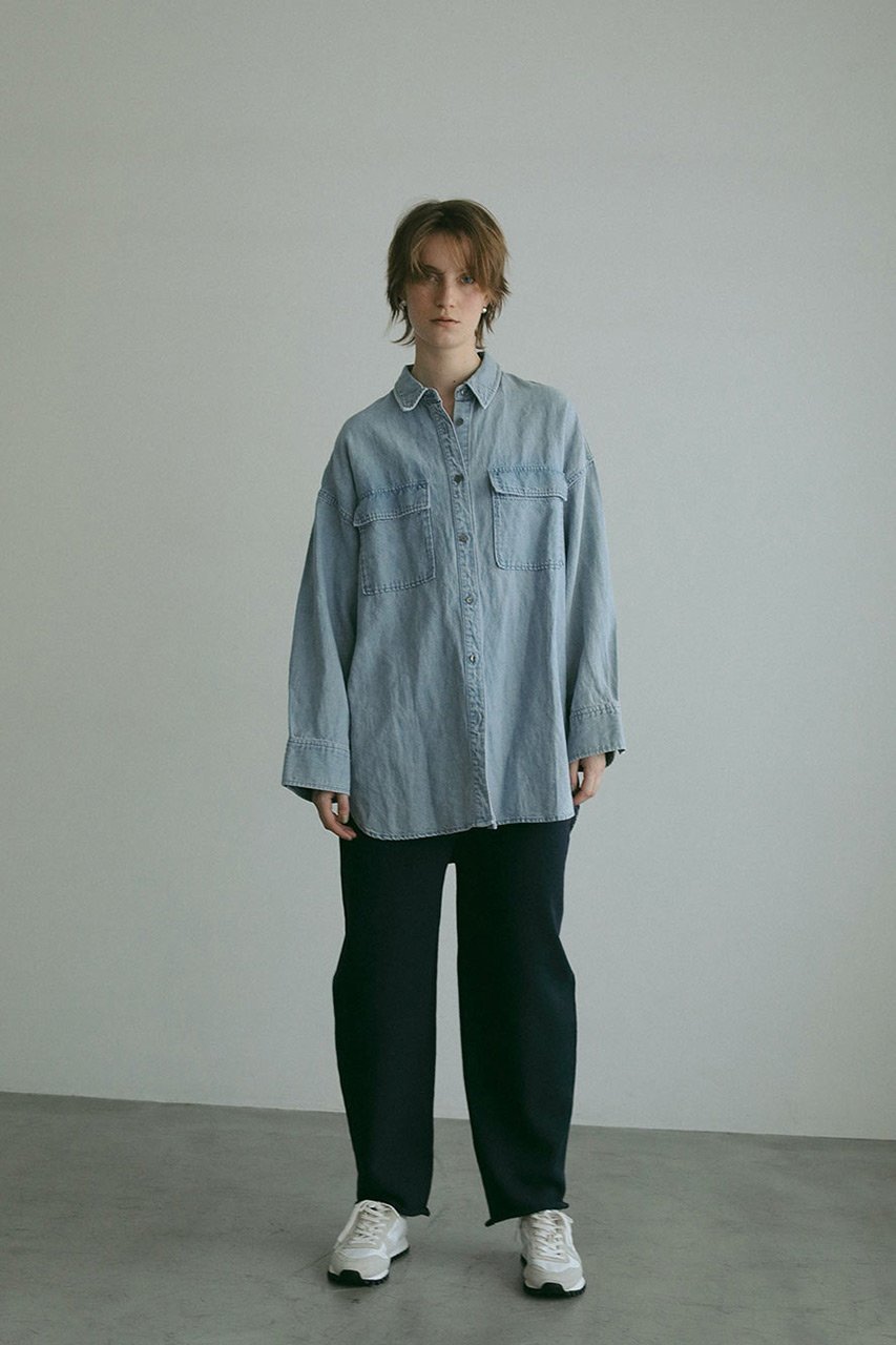 【ハー/HER.】のペーパー混ニットパンツ 人気、トレンドファッション・服の通販 founy(ファニー) 　ファッション　Fashion　レディースファッション　Fashion for Women　パンツ　Pants & Trousers　おすすめ　Recommended / Our Picks　セットアップ　Set-Up, Coordinated Outfit　ペーパー　Paper, Kraft Paper　リラックス　Relax, Relaxed Fit　再入荷　Restock / Back in Stock　other-7|ID: prp329100004428639 ipo3291000000032909865