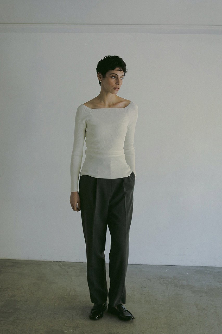 【ハー/HER.】のオフショルニット 人気、トレンドファッション・服の通販 founy(ファニー) 　ファッション　Fashion　レディースファッション　Fashion for Women　トップス・カットソー　Cut & Sew Tops　ニット　Knit Tops & Sweaters　カジュアルプルオーバー・ニットトップス　Pullovers & Knit Tops / Casual Pullovers　スクエア　Square, Square Shape　フェミニン　Feminine, Girly　other-7|ID: prp329100004428642 ipo3291000000032942586