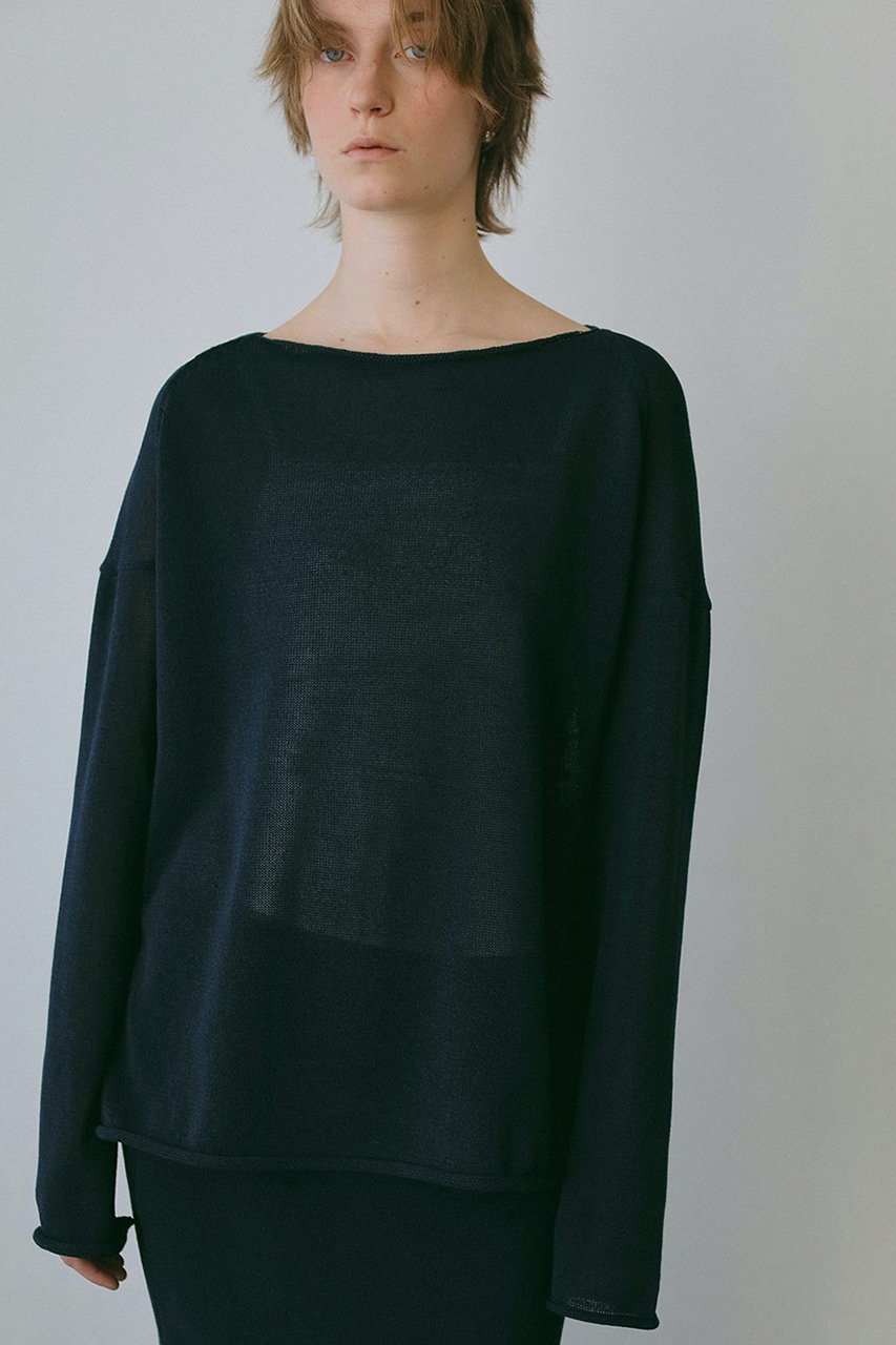 【ハー/HER.】のペーパー混ニットプルオーバー 人気、トレンドファッション・服の通販 founy(ファニー) 　ファッション　Fashion　レディースファッション　Fashion for Women　トップス・カットソー　Cut & Sew Tops　ニット　Knit Tops & Sweaters　カジュアルプルオーバー・ニットトップス　Pullovers & Knit Tops / Casual Pullovers　おすすめ　Recommended / Our Picks　セットアップ　Set-Up, Coordinated Outfit　ペーパー　Paper, Kraft Paper　ボトム　Bottoms, Lower Wear　リラックス　Relax, Relaxed Fit　other-7|ID: prp329100004428643 ipo3291000000032942678
