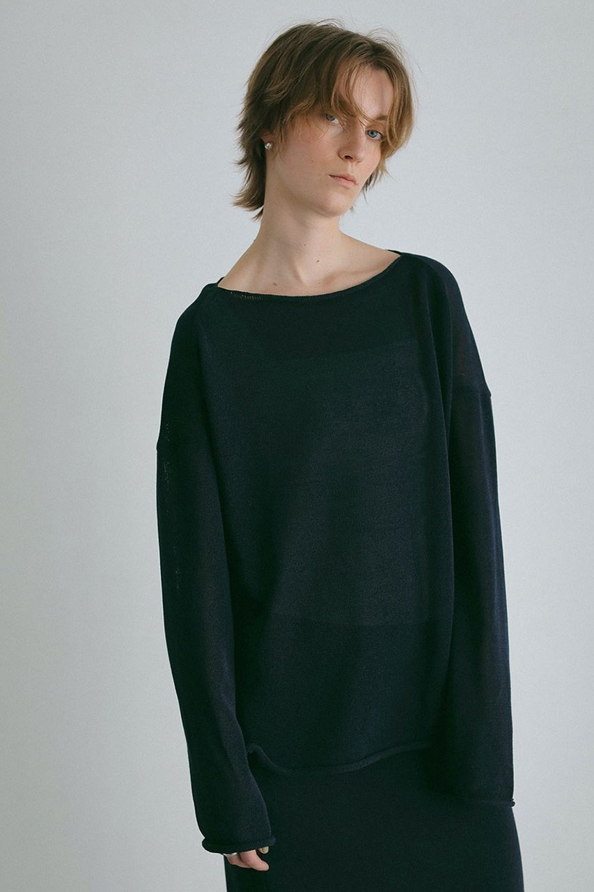 【ハー/HER.】のペーパー混ニットプルオーバー 人気、トレンドファッション・服の通販 founy(ファニー) 　ファッション　Fashion　レディースファッション　Fashion for Women　トップス・カットソー　Cut & Sew Tops　ニット　Knit Tops & Sweaters　カジュアルプルオーバー・ニットトップス　Pullovers & Knit Tops / Casual Pullovers　おすすめ　Recommended / Our Picks　セットアップ　Set-Up, Coordinated Outfit　ペーパー　Paper, Kraft Paper　ボトム　Bottoms, Lower Wear　リラックス　Relax, Relaxed Fit　other-8|ID: prp329100004428643 ipo3291000000032942685