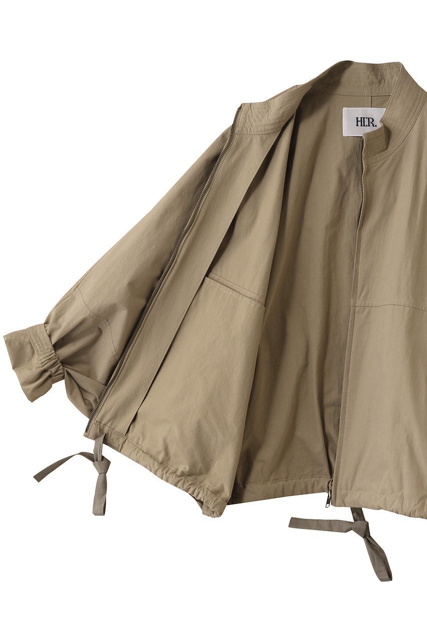 【ハー/HER.】のコットンドルマンブルゾン 人気、トレンドファッション・服の通販 founy(ファニー) 　ファッション　Fashion　レディースファッション　Fashion for Women　アウター　Coat / Outerwear Collection　ブルゾンジャケット・スポーティアウター　Blouson Jackets　トップス・カットソー　Cut & Sew Tops　シャツ・ブラウス・オフィスカジュアル　Elegant Blouses & Button-Ups　ロングTシャツ・Tシャツ　Longline T-Shirts & Tees　カットソー・ベーシックTシャツ　Cut-and-Sewn Tops / Stretch Tees & Basics　スリーブ　Sleeve, Long Sleeve / Short Sleeve　ブルゾン　Blouson, Bomber Jacket　ロング　Long, Long-Length　春　Spring　other-6|ID: prp329100004428644 ipo3291000000032864457
