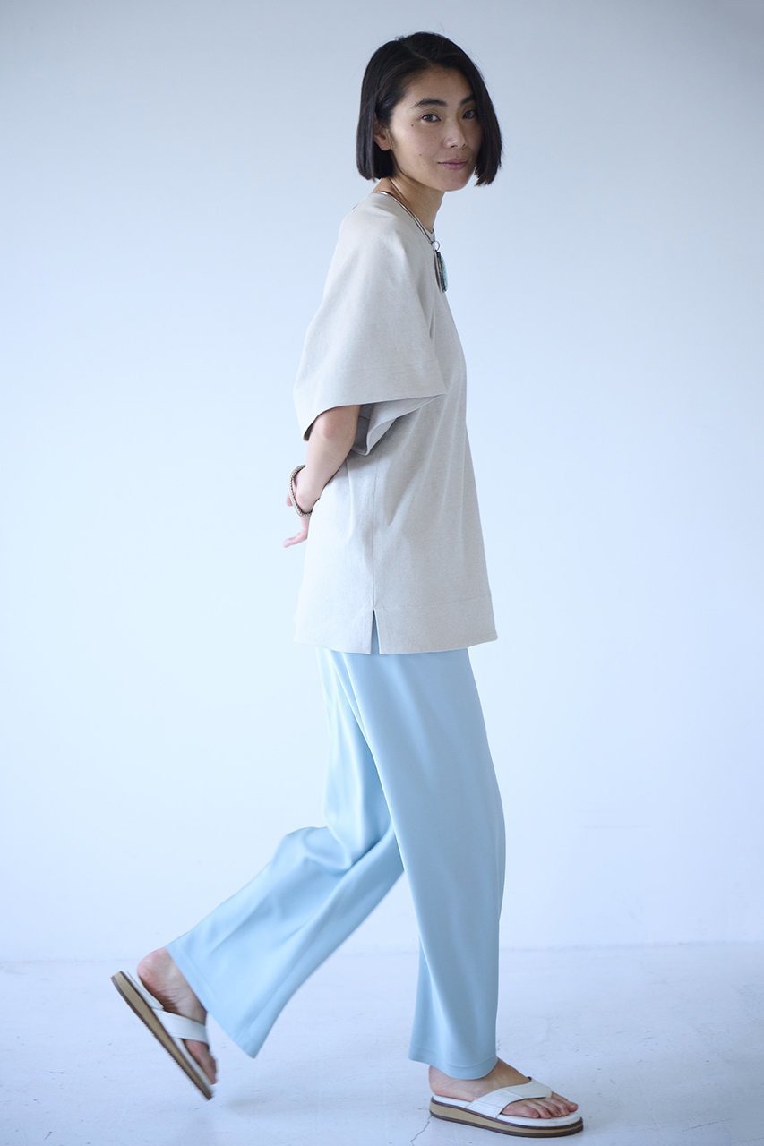 【エムフィル/M Fil】のシェルタリングオックス ワイドスリーブブラウス 人気、トレンドファッション・服の通販 founy(ファニー) 　ファッション　Fashion　レディースファッション　WOMEN　トップス・カットソー　Tops/Tshirt　シャツ/ブラウス　Shirts/Blouses　ショート　Short　シンプル　Simple　スリーブ　Sleeve　トレンド　Trend　ボトム　Bottom　ワイド　Wide　今季　This Season　夏　Summer　other-7|ID: prp329100004428654 ipo3291000000031327462