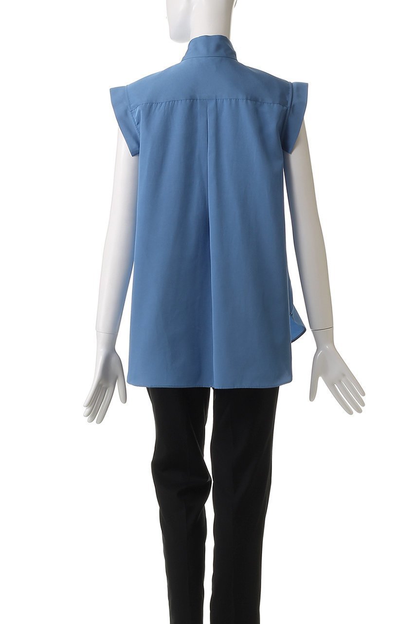 【エムフィル/M Fil】のトリアセテート コットン グログラン フロントタックボウタイブラウス 人気、トレンドファッション・服の通販 founy(ファニー) 　ファッション　Fashion　レディースファッション　Fashion for Women　トップス・カットソー　Cut & Sew Tops　キャミソール&ノースリーブ　Camisoles & Sleeveless Tops　シャツ・ブラウス・オフィスカジュアル　Elegant Blouses & Button-Ups　インナー　Innerwear　グログラン　Grosgrain, Grosgrain Ribbon　ジャケット　Jacket, Outerwear　ノースリーブ　Sleeveless, No-Sleeve　フロント　Front, Front Design　エレガント 上品　Elegant　other-4|ID: prp329100004428655 ipo3291000000032844359