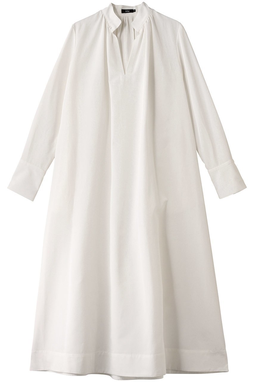 【エムフィル/M Fil】のトリアセテート コットン グログラン スキッパーロングフレア ワンピース インテリア・キッズ・メンズ・レディースファッション・服の通販 founy(ファニー) ファッション Fashion レディースファッション Fashion for Women ワンピース Dresses チュニック Tunic Tops & Dresses ギャザー Gathered, Ruffled グログラン Grosgrain, Grosgrain Ribbon シンプル Simple, Minimal チュニック Tunic, Long Top フレア Flare, Flared モダン Modern, Contemporary ロング Long, Long-Length オフホワイト|ID: prp329100004428656 ipo3291000000036088615