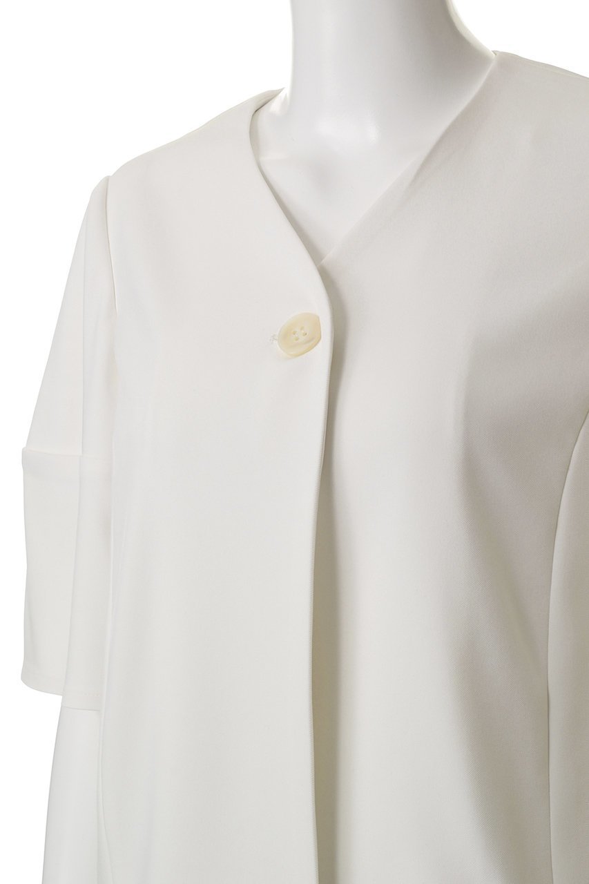 【エムフィル/M Fil】のトリアセボディシェル コクーンスリーブショートジャケット 人気、トレンドファッション・服の通販 founy(ファニー) 　ファッション　Fashion　レディースファッション　Fashion for Women　アウター　Coat / Outerwear Collection　レディースジャケット・軽アウター　Jackets　ショート　Short, Short Length　シンプル　Simple, Minimal　ジャケット　Jacket, Outerwear　スカーフ　Scarf, Neckwear　ネックレス　Necklace, Pendant Necklace　モダン　Modern, Contemporary　エレガント 上品　Elegant　夏　Summer　春　Spring　S/S・春夏　SS, Spring/Summer, Warm Season　other-5|ID: prp329100004428660 ipo3291000000034956264