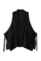 【ウジョー/Ujoh】のサイド アイレット ベスト 人気、トレンドファッション・服の通販 founy(ファニー) ファッション Fashion レディースファッション Fashion for Women アウター Coat / Outerwear Collection レディースジャケット・軽アウター Jackets アイレット Eyelet Lace ジャケット Jacket, Outerwear ファブリック Fabric, Textile ベスト Vest, Waistcoat thumbnail ネイビー|ID: prp329100004430181 ipo3291000000032960020
