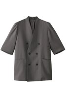 【ウジョー/Ujoh】の6ボタン ダブルハーフスリーブ ジャケット 人気、トレンドファッション・服の通販 founy(ファニー) ファッション Fashion レディースファッション Fashion for Women アウター Coat / Outerwear Collection レディースジャケット・軽アウター Jackets ジャケット Jacket, Outerwear センター Center, Center Line バランス Balance, Style Balance マニッシュ Mannish, Boyish モダン Modern, Contemporary エレガント 上品 Elegant |ID:prp329100004430183