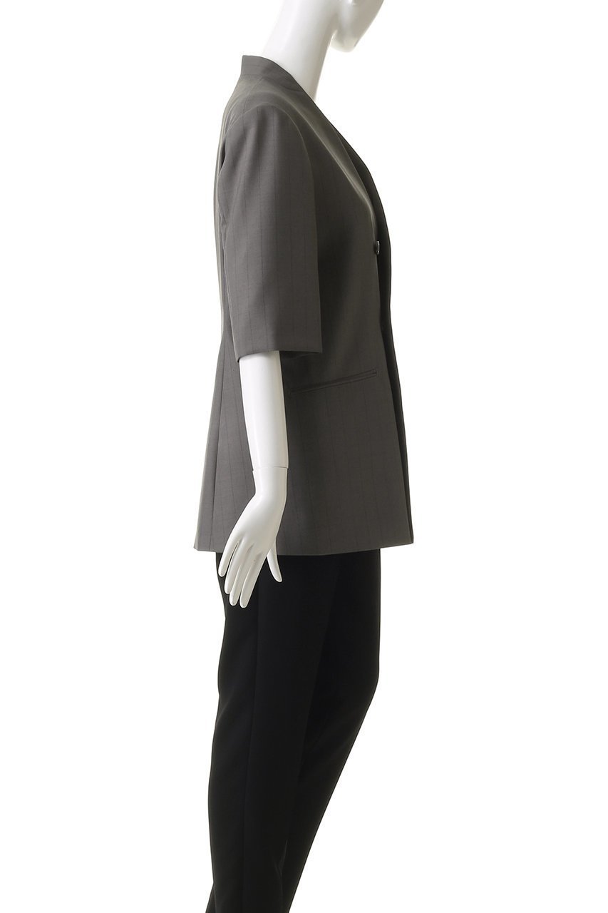【ウジョー/Ujoh】の6ボタン ダブルハーフスリーブ ジャケット 人気、トレンドファッション・服の通販 founy(ファニー) 　ファッション　Fashion　レディースファッション　Fashion for Women　アウター　Coat / Outerwear Collection　レディースジャケット・軽アウター　Jackets　ジャケット　Jacket, Outerwear　センター　Center, Center Line　バランス　Balance, Style Balance　マニッシュ　Mannish, Boyish　モダン　Modern, Contemporary　エレガント 上品　Elegant　other-3|ID: prp329100004430183 ipo3291000000032960054