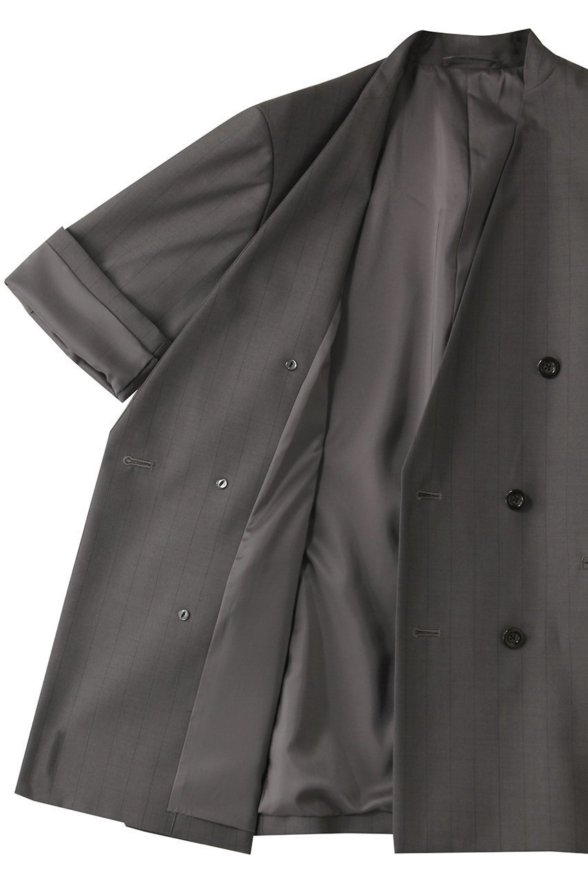 【ウジョー/Ujoh】の6ボタン ダブルハーフスリーブ ジャケット 人気、トレンドファッション・服の通販 founy(ファニー) 　ファッション　Fashion　レディースファッション　Fashion for Women　アウター　Coat / Outerwear Collection　レディースジャケット・軽アウター　Jackets　ジャケット　Jacket, Outerwear　センター　Center, Center Line　バランス　Balance, Style Balance　マニッシュ　Mannish, Boyish　モダン　Modern, Contemporary　エレガント 上品　Elegant　other-6|ID: prp329100004430183 ipo3291000000032960064