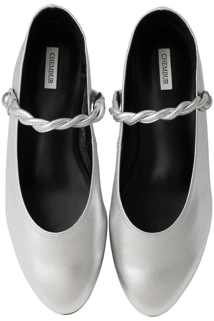 【チェンバー/CHEMBUR】のツイストメリージェーンシューズ インテリア・キッズ・メンズ・レディースファッション・服の通販 founy(ファニー) https://founy.com/ ファッション Fashion レディースファッション Fashion for Women アーモンドトゥ Almond Toe Shoes シューズ Shoes, Footwear スリム Slim, Slim Fit フラット Flat, Flat Shoes |ID: prp329100004430188 ipo3291000000034953102