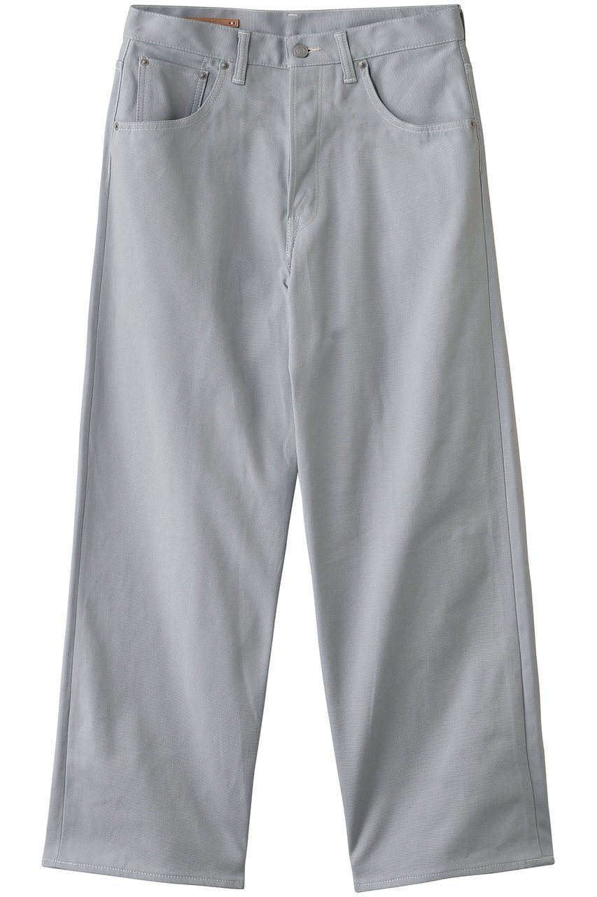 【サイ サイベーシックス/Scye SCYE BASICS / MEN】の【MEN】【SCYE BASICS】ストレッチコットン ダックワイドレッグ ジーンズ インテリア・キッズ・メンズ・レディースファッション・服の通販 founy(ファニー) 　ファッション　Fashion　メンズファッション　Fashion for Men　ボトムス　Bottoms　デニムパンツ・ジーンズ　Denim Pants　ジーンズ　Jeans, Denim Pants　ストレッチ　Stretch, Stretchy Fabric　デニム　Denim, Jeans Material　スカイミスト|ID: prp329100004430192 ipo3291000000032909304