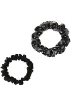 【トレス/TRESSE】のFLOWER シュシュ(2P set) ブラック|ID: prp329100004430195 ipo3291000000032803405
