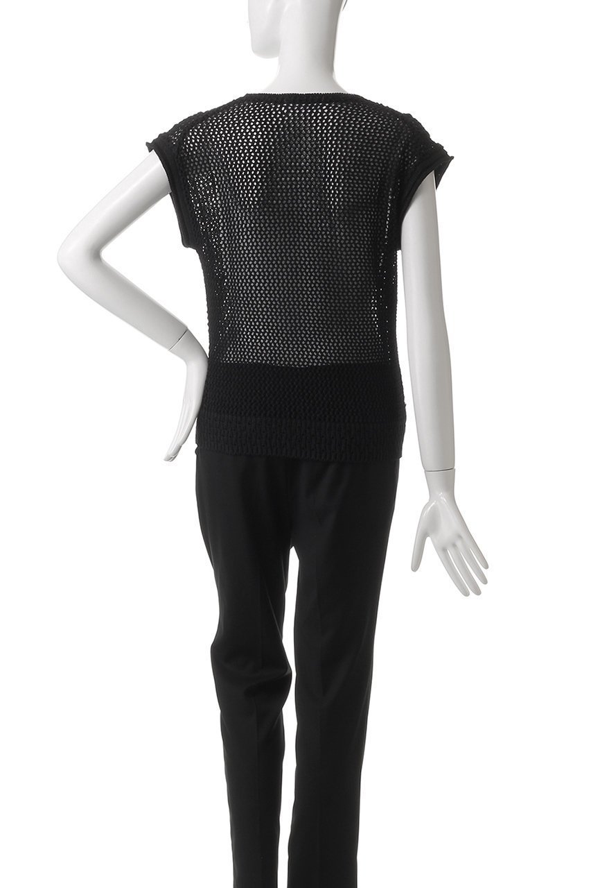 【エリオポール/heliopole】の【uca】MESH×EMBROIDAERY ニット 人気、トレンドファッション・服の通販 founy(ファニー) 　ファッション　Fashion　レディースファッション　Fashion for Women　トップス・カットソー　Cut & Sew Tops　ニット　Knit Tops & Sweaters　カジュアルプルオーバー・ニットトップス　Pullovers & Knit Tops / Casual Pullovers　インナー　Innerwear　デニム　Denim, Jeans Material　フェミニン　Feminine, Girly　メッシュ　Mesh, Net Fabric　透かし　Cut-Out, Lacework　other-4|ID: prp329100004430198 ipo3291000000032941631