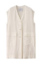 【エリオポール/heliopole】のDUNGAREES リネンロングジレ 人気、トレンドファッション・服の通販 founy(ファニー) ファッション Fashion レディースファッション WOMEN アウター Coat Outerwear ジャケット Jackets おすすめ Recommend シンプル Simple ジャケット Jacket フロント Front ベスト Vest ポケット Pocket リネン Linen 夏 Summer NEW・新作・新着・新入荷 New Arrivals 春 Spring S/S・春夏 Ss・Spring/Summer thumbnail ホワイト|ID: prp329100004430200 ipo3291000000030939219