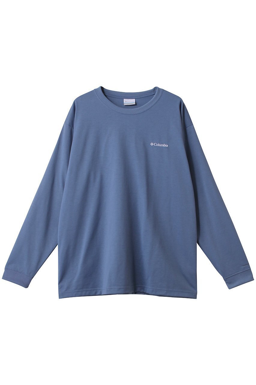 【コロンビア/Columbia / MEN】の【MEN】アーバンハイクグラフィックロングスリーブTシャツ インテリア・キッズ・メンズ・レディースファッション・服の通販 founy(ファニー) 　ファッション　Fashion　メンズファッション　Fashion for Men　トップス・カットソー　Cut & Sew Tops　メンズシャツ　Shirts　アウトドア　Outdoor Clothing　グラフィック　Graphic, Graphic Design　スポーツ　Sports, Activewear　スリーブ　Sleeve, Long Sleeve / Short Sleeve　リラックス　Relax, Relaxed Fit　ロング　Long, Long-Length　Blue Dusk・ Back Prin|ID: prp329100004430213 ipo3291000000032804926