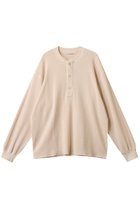 【ユニバーサルプロダクツ/UNIVERSAL PRODUCTS / MEN】の【MEN】WAFFLE HENRY NECK L/S T-SHIRTS/Tシャツ EGG|ID: prp329100004430222 ipo3291000000032866408
