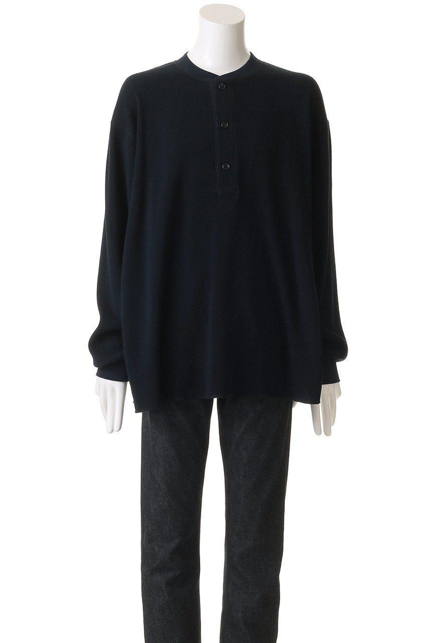 【ユニバーサルプロダクツ/UNIVERSAL PRODUCTS / MEN】の【MEN】WAFFLE HENRY NECK L/S T-SHIRTS/Tシャツ 人気、トレンドファッション・服の通販 founy(ファニー) 　ファッション　Fashion　メンズファッション　Fashion for Men　トップス・カットソー　Cut & Sew Tops　メンズシャツ　Shirts　ロングTシャツ・Tシャツ / 着回し力抜群　Longline T-Shirts & Tees　インナー　Innerwear　スタンダード　Standard, Basic　スリーブ　Sleeve, Long Sleeve / Short Sleeve　ロング　Long, Long-Length　ワッフル　Waffle, Waffle Knit　other-2|ID: prp329100004430222 ipo3291000000034958742