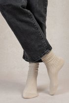 【ブルーフォレ/BLEUFORET】の6552 リブ編みラメソックス ベージュ|ID: prp329100004430226 ipo3291000000032801510