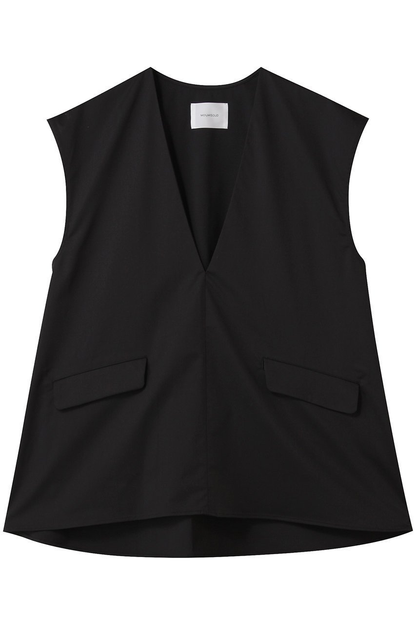 【ミディウミソリッド/MIDIUMISOLID】のv/neck n/s PO プルオーバー インテリア・キッズ・メンズ・レディースファッション・服の通販 founy(ファニー) 　ファッション　Fashion　レディースファッション　Fashion for Women　トップス・カットソー　Cut & Sew Tops　シャツ・ブラウス・オフィスカジュアル　Elegant Blouses & Button-Ups　カジュアルプルオーバー・ニットトップス　Pullovers & Knit Tops / Casual Pullovers　ショート　Short, Short Length　シンプル　Simple, Minimal　スタイリッシュ　Stylish, Fashionable　スリーブ　Sleeve, Long Sleeve / Short Sleeve　ノースリーブ　Sleeveless, No-Sleeve　フェミニン　Feminine, Girly　ポケット　Pocket, Pocket Detail　再入荷　Restock / Back in Stock　black|ID: prp329100004430228 ipo3291000000032855979