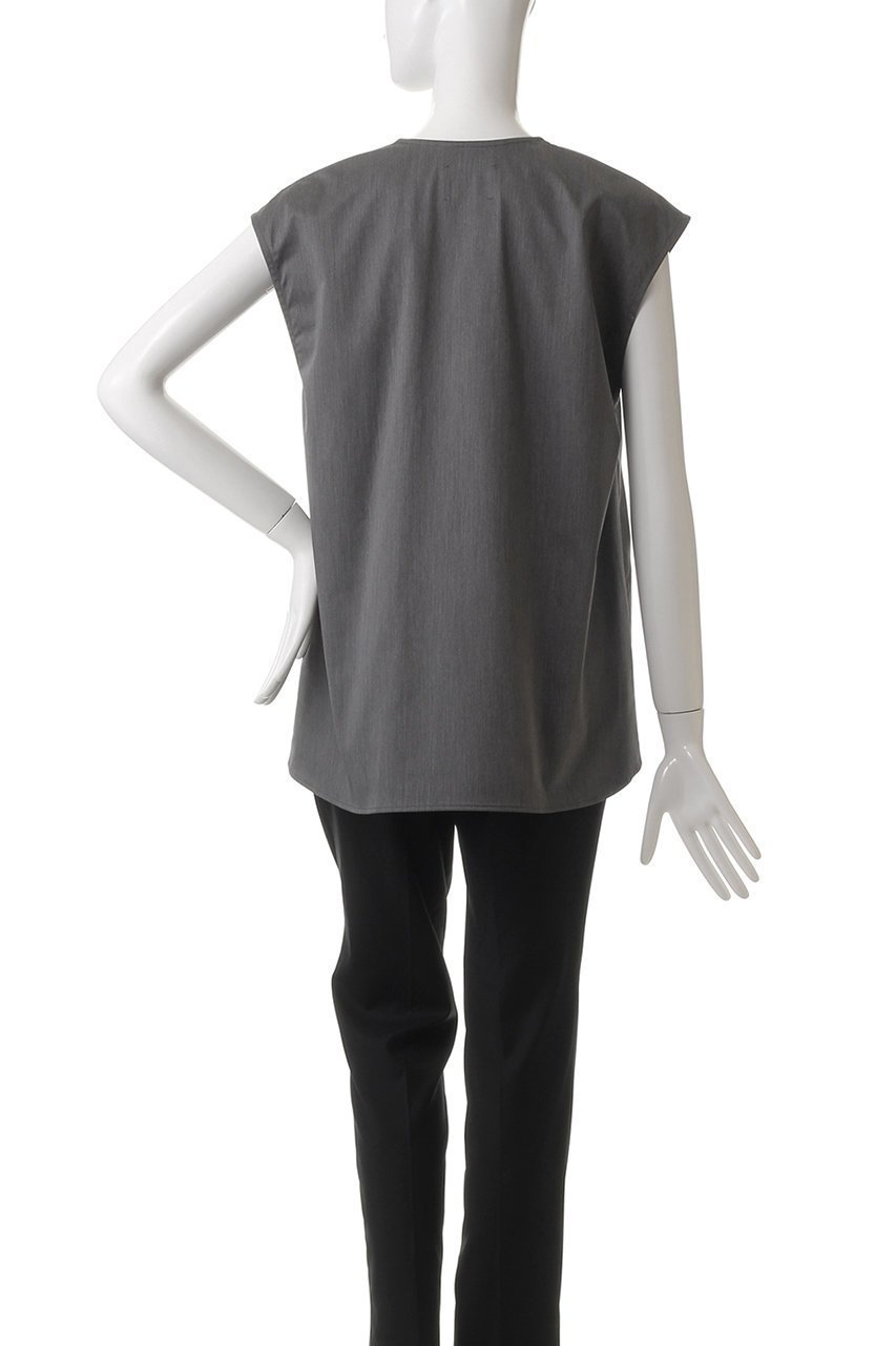 【ミディウミソリッド/MIDIUMISOLID】のv/neck n/s PO プルオーバー 人気、トレンドファッション・服の通販 founy(ファニー) 　ファッション　Fashion　レディースファッション　Fashion for Women　トップス・カットソー　Cut & Sew Tops　シャツ・ブラウス・オフィスカジュアル　Elegant Blouses & Button-Ups　カジュアルプルオーバー・ニットトップス　Pullovers & Knit Tops / Casual Pullovers　ショート　Short, Short Length　シンプル　Simple, Minimal　スタイリッシュ　Stylish, Fashionable　スリーブ　Sleeve, Long Sleeve / Short Sleeve　ノースリーブ　Sleeveless, No-Sleeve　フェミニン　Feminine, Girly　ポケット　Pocket, Pocket Detail　再入荷　Restock / Back in Stock　other-4|ID: prp329100004430228 ipo3291000000032855994