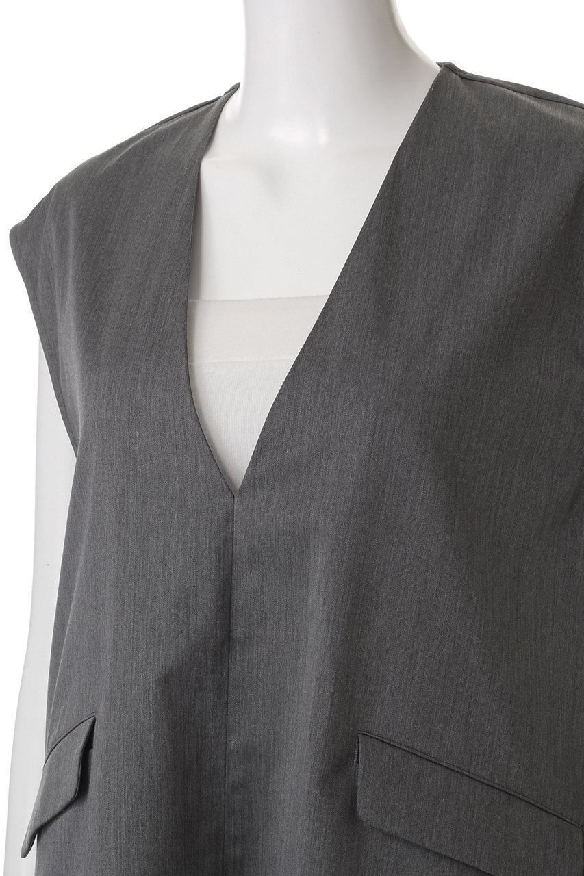 【ミディウミソリッド/MIDIUMISOLID】のv/neck n/s PO プルオーバー 人気、トレンドファッション・服の通販 founy(ファニー) 　ファッション　Fashion　レディースファッション　Fashion for Women　トップス・カットソー　Cut & Sew Tops　シャツ・ブラウス・オフィスカジュアル　Elegant Blouses & Button-Ups　カジュアルプルオーバー・ニットトップス　Pullovers & Knit Tops / Casual Pullovers　ショート　Short, Short Length　シンプル　Simple, Minimal　スタイリッシュ　Stylish, Fashionable　スリーブ　Sleeve, Long Sleeve / Short Sleeve　ノースリーブ　Sleeveless, No-Sleeve　フェミニン　Feminine, Girly　ポケット　Pocket, Pocket Detail　再入荷　Restock / Back in Stock　other-5|ID: prp329100004430228 ipo3291000000032855999