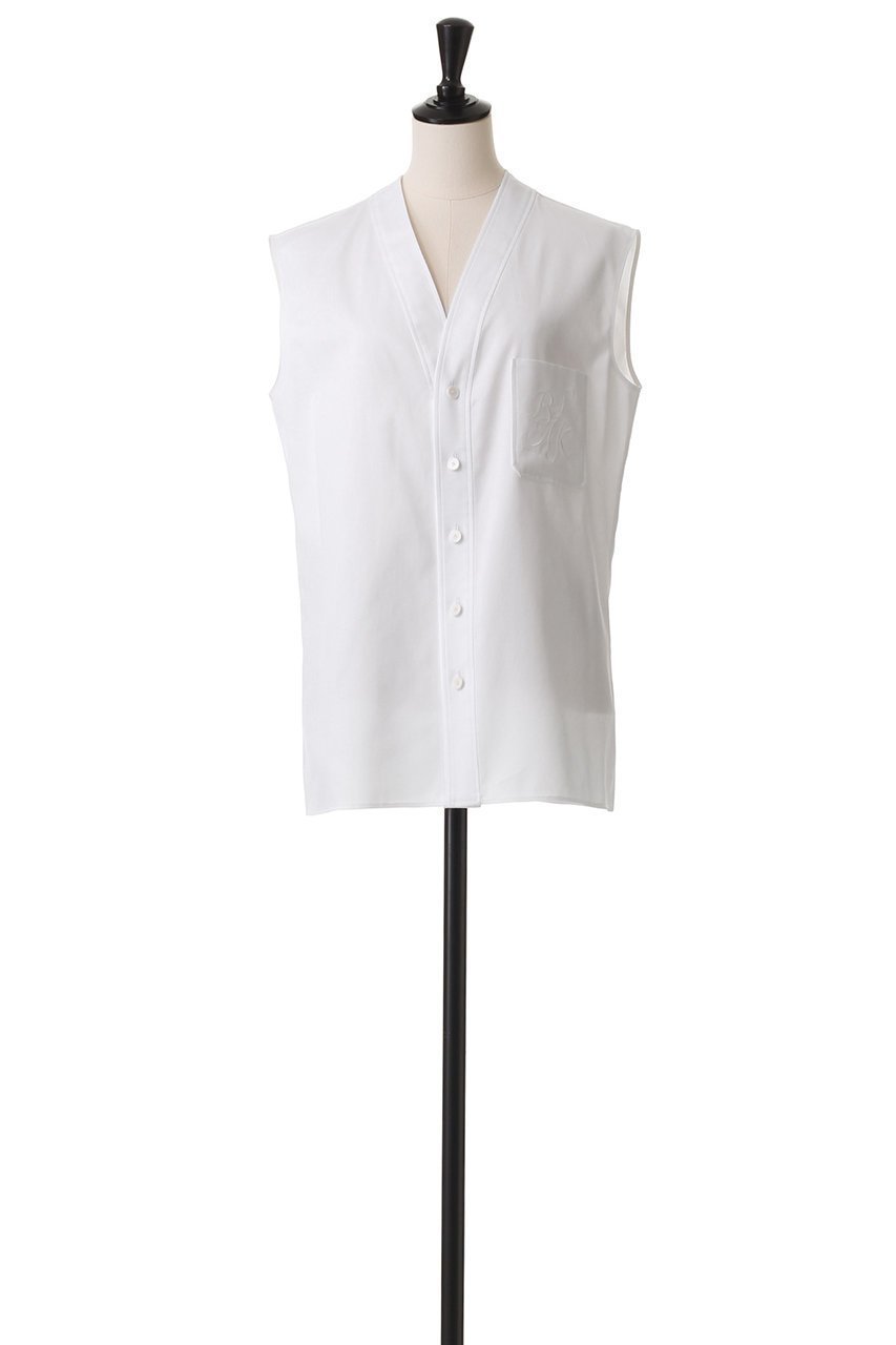【ブラミンク/BLAMINK】の【BLMK】コットンVネックベスト 人気、トレンドファッション・服の通販 founy(ファニー) 　ファッション　Fashion　レディースファッション　Fashion for Women　アウター　Coat / Outerwear Collection　レディースジャケット・軽アウター　Jackets　ジャケット　Jacket, Outerwear　スタイリッシュ　Stylish, Fashionable　ベスト　Vest, Waistcoat　ポケット　Pocket, Pocket Detail　定番　Standard, Basic Item　other-2|ID: prp329100004430234 ipo3291000000035490428