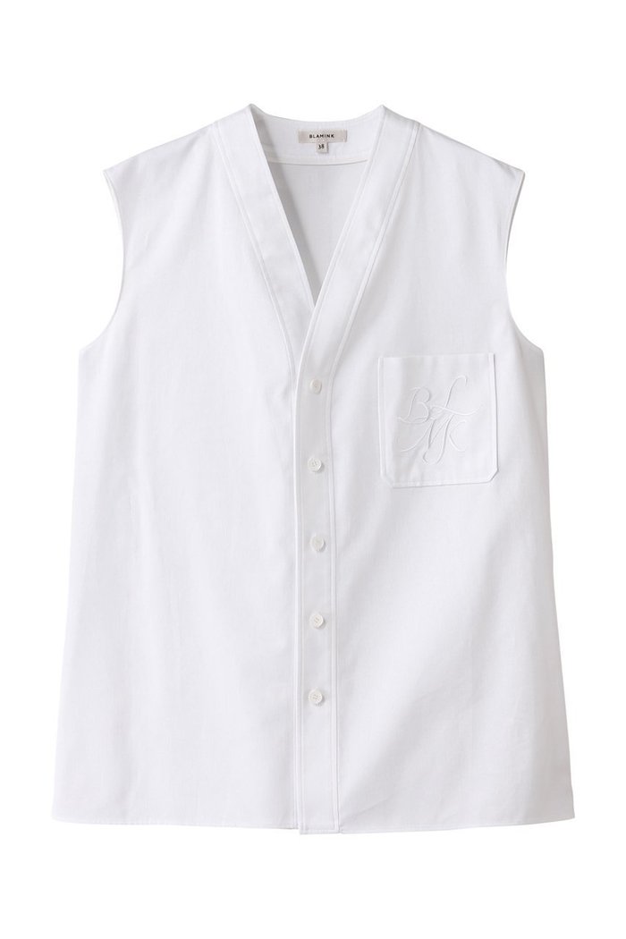 【ブラミンク/BLAMINK】の【BLMK】コットンVネックベスト インテリア・キッズ・メンズ・レディースファッション・服の通販 founy(ファニー) https://founy.com/ ファッション Fashion レディースファッション Fashion for Women アウター Coat / Outerwear Collection レディースジャケット・軽アウター Jackets ジャケット Jacket, Outerwear スタイリッシュ Stylish, Fashionable ベスト Vest, Waistcoat ポケット Pocket, Pocket Detail 定番 Standard, Basic Item |ID: prp329100004430234 ipo3291000000036061181