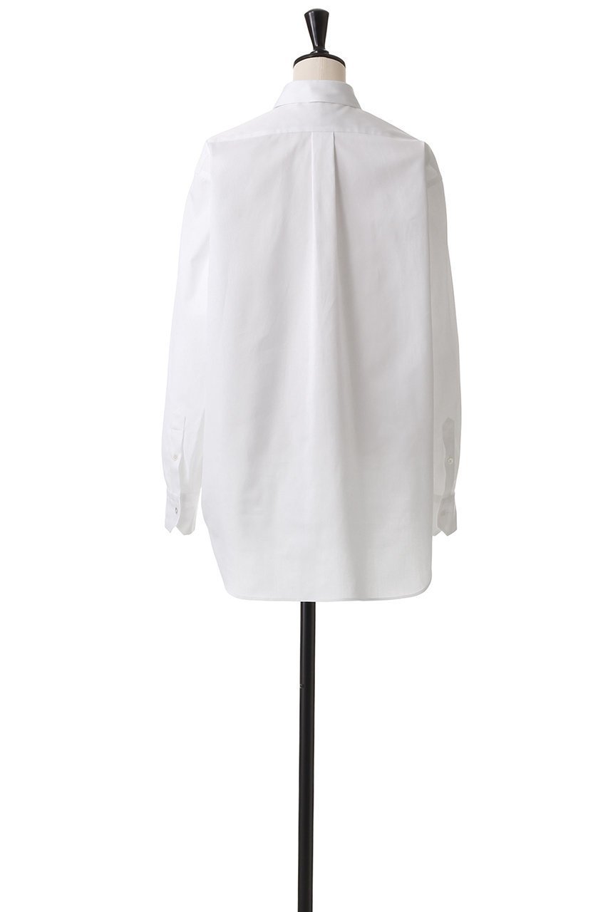 【ブラミンク/BLAMINK】の【BLMK】コットンレギュラーシャツ 人気、トレンドファッション・服の通販 founy(ファニー) 　ファッション　Fashion　レディースファッション　Fashion for Women　トップス・カットソー　Cut & Sew Tops　シャツ・ブラウス・オフィスカジュアル　Elegant Blouses & Button-Ups　スリーブ　Sleeve, Long Sleeve / Short Sleeve　ベーシック　Basic, Essential　ロング　Long, Long-Length　エレガント 上品　Elegant　定番　Standard, Basic Item　羽織　Haori, Light Jacket　other-4|ID: prp329100004430235 ipo3291000000032844907