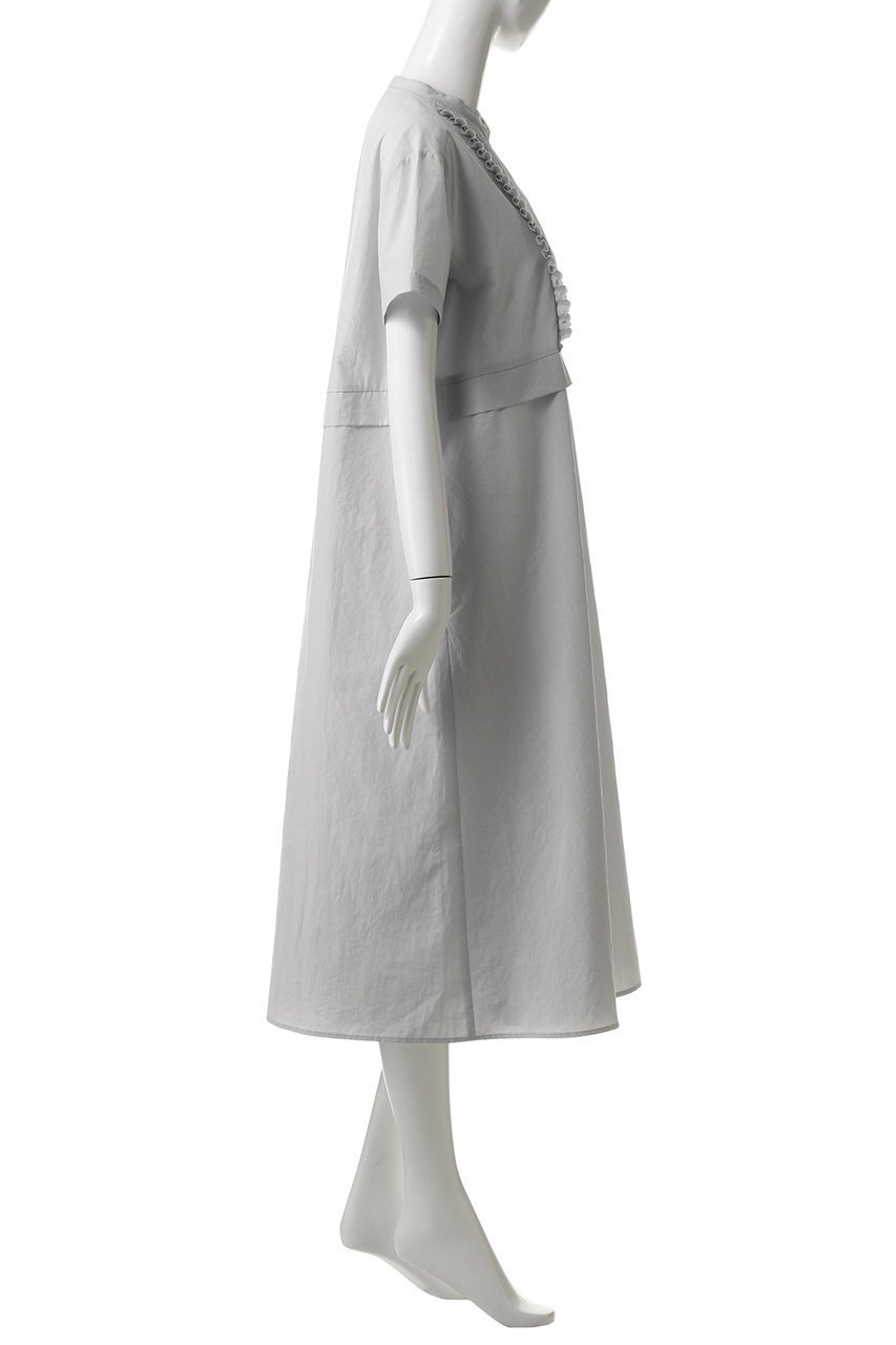 【マリリンムーン/MARILYN MOON】のタックフリルフレアハーフスリーブシャツワンピース 人気、トレンドファッション・服の通販 founy(ファニー) 　ファッション　Fashion　レディースファッション　Fashion for Women　ワンピース　Dresses　シャツワンピース / 1枚で着映えコーデ　Shirt Dresses　チュニック　Tunic Tops & Dresses　チュニック　Tunic, Long Top　フリル　Frill, Ruffle　ロング　Long, Long-Length　人気　Popular, Best Seller　半袖　Short Sleeve, Half Sleeve　other-3|ID: prp329100004430241 ipo3291000000035793010