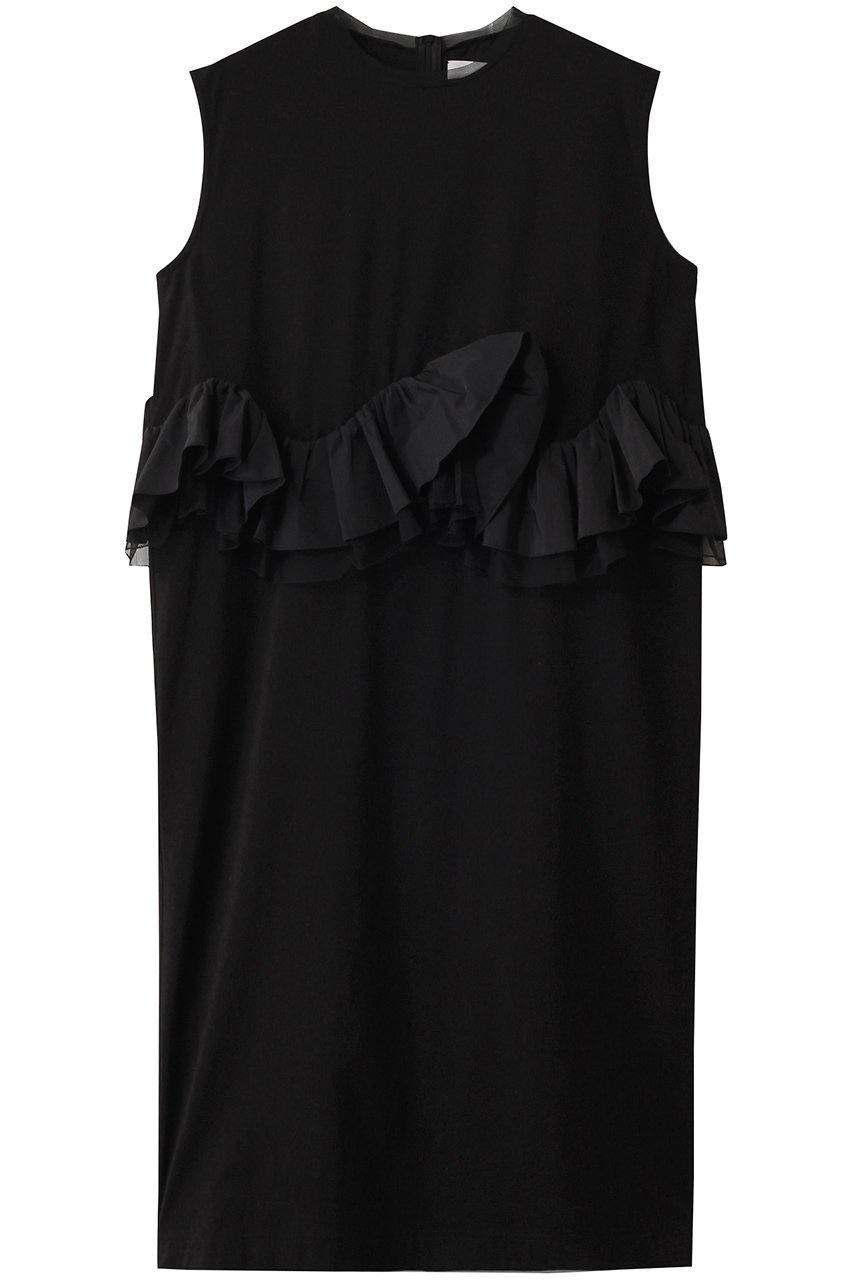 【マリリンムーン/MARILYN MOON】のタフタスパイラルラッフルスリーブドレス 人気、トレンドファッション・服の通販 founy(ファニー) 　ファッション　Fashion　レディースファッション　Fashion for Women　ワンピース　Dresses　フォーマル・パーティードレス・結婚式用ドレス　Elegant & Casual Dresses　チュニック　Tunic Tops & Dresses　サンダル　Sandals, Summer Shoes　スニーカー　Sneakers, Trainers　タフタ　Taffeta, Structured Fabric　チュニック　Tunic, Long Top　チュール　Tulip, Tulip Motif　ドレス　Dress, One-Piece　ラッフル　Ruffle, Frill　リゾート　Resort, Vacation Style　ロング　Long, Long-Length　エレガント 上品　Elegant　夏　Summer　 other-1|ID: prp329100004430242 ipo3291000000032864454