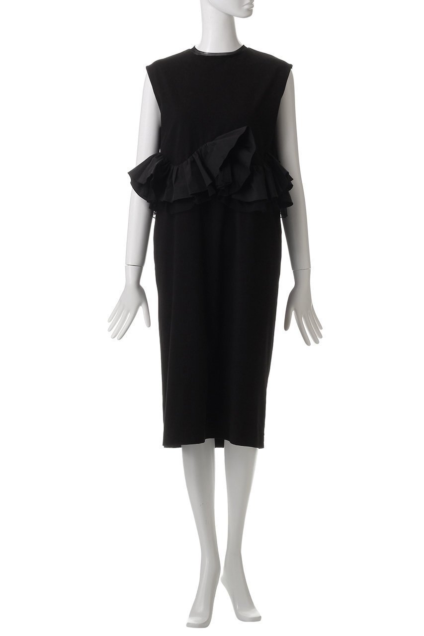 【マリリンムーン/MARILYN MOON】のタフタスパイラルラッフルスリーブドレス 人気、トレンドファッション・服の通販 founy(ファニー) 　ファッション　Fashion　レディースファッション　Fashion for Women　ワンピース　Dresses　フォーマル・パーティードレス・結婚式用ドレス　Elegant & Casual Dresses　チュニック　Tunic Tops & Dresses　サンダル　Sandals, Summer Shoes　スニーカー　Sneakers, Trainers　タフタ　Taffeta, Structured Fabric　チュニック　Tunic, Long Top　チュール　Tulip, Tulip Motif　ドレス　Dress, One-Piece　ラッフル　Ruffle, Frill　リゾート　Resort, Vacation Style　ロング　Long, Long-Length　エレガント 上品　Elegant　夏　Summer　other-2|ID: prp329100004430242 ipo3291000000032864471