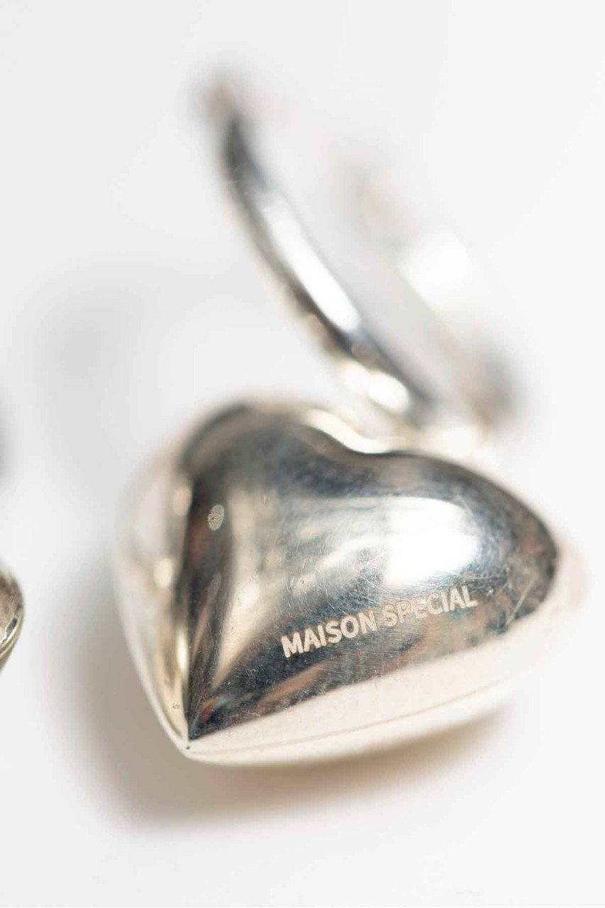 【メゾンスペシャル/MAISON SPECIAL】のFruttaring Heart Earrings/フルッタリングハートピアス 人気、トレンドファッション・服の通販 founy(ファニー) 　ファッション　Fashion　レディースファッション　WOMEN　ジュエリー　Jewelry　リング　Rings　イヤリング　Earrings　イヤリング　Earrings　オケージョン　Occasion　シルバー　Silver　フープ　Hoop　再入荷　Restock/Back In Stock/Re Arrival　other-3|ID: prp329100004430246 ipo3291000000031260022