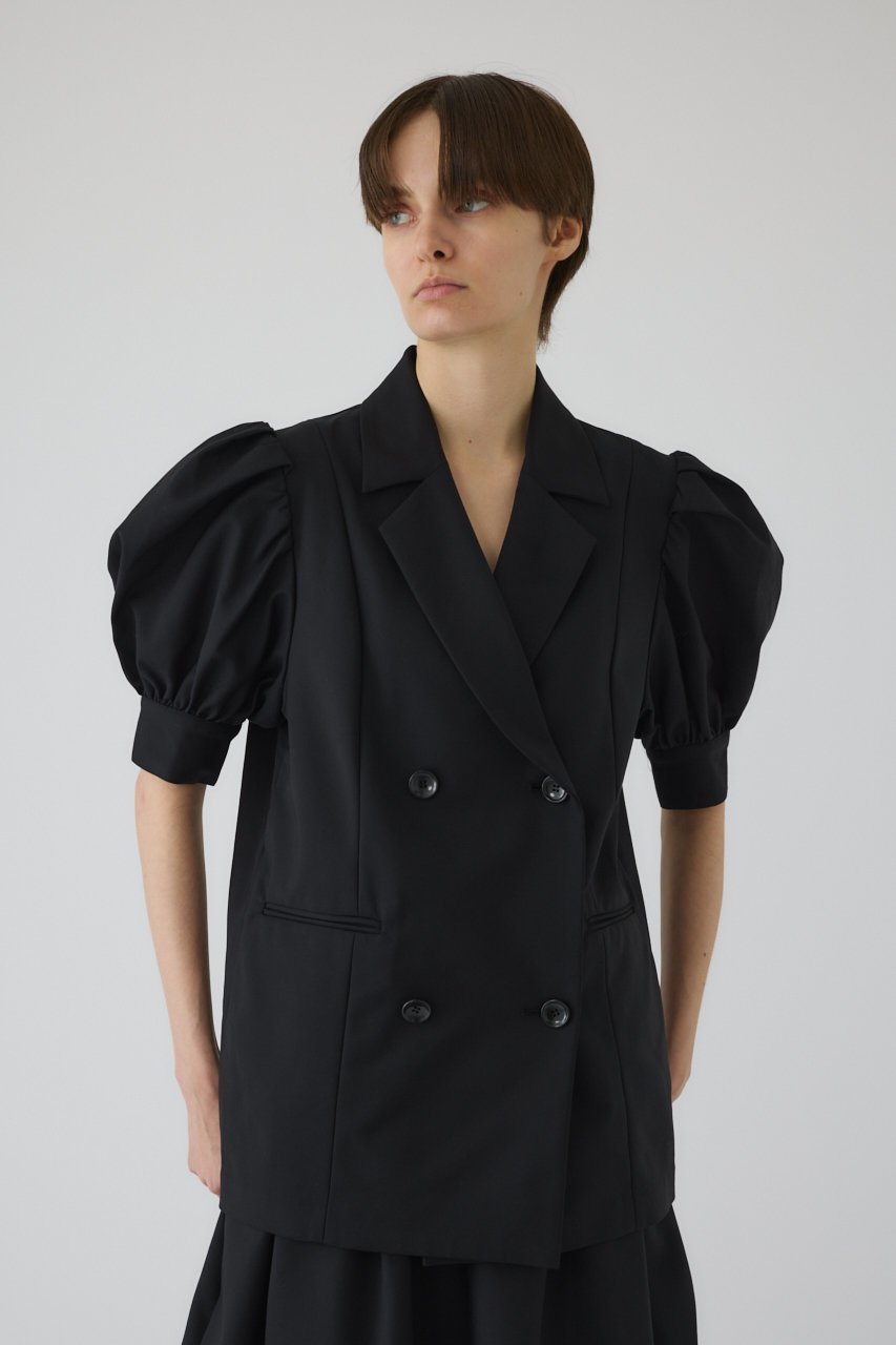 【リムアーク/RIM.ARK】のW-breasted H/S JK/ジャケット 人気、トレンドファッション・服の通販 founy(ファニー) 　ファッション　Fashion　レディースファッション　WOMEN　アウター　Coat Outerwear　ジャケット　Jackets　ジャケット　Jacket　スリーブ　Sleeve　セットアップ　Set Up　ダブル　Double　バランス　Balance　フォルム　Form　マニッシュ　Mannish　other-5|ID: prp329100004431448 ipo3291000000031327038