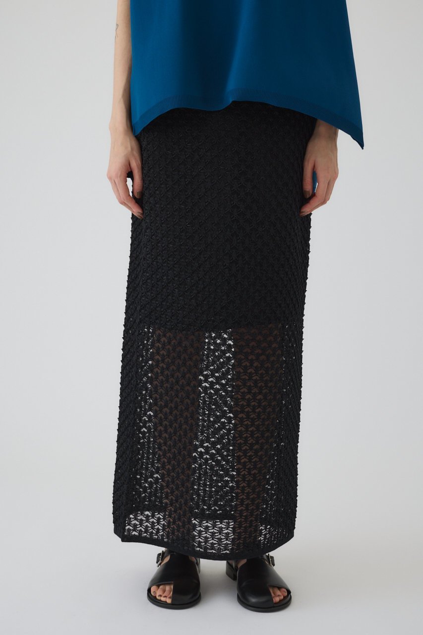【リムアーク/RIM.ARK】のLace knit SK/スカート 人気、トレンドファッション・服の通販 founy(ファニー) 　ファッション　Fashion　レディースファッション　WOMEN　スカート　Skirt　ロングスカート　Long Skirt　おすすめ　Recommend　シンプル　Simple　スマート　Smart　セットアップ　Set Up　フラット　Flat　マキシ　Maxi　レース　Race　ロング　Long　 other-1|ID: prp329100004431450 ipo3291000000030951271
