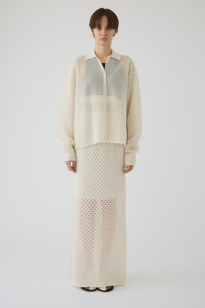 【リムアーク/RIM.ARK】のLace knit SK/スカート 人気、トレンドファッション・服の通販 founy(ファニー) 　ファッション　Fashion　レディースファッション　Fashion for Women　スカート　Skirts　ロングスカート　Long Skirts / Maxi & Midi Skirts　おすすめ　Recommended / Our Picks　シンプル　Simple, Minimal　スマート　Smart, Elegant　セットアップ　Set-Up, Coordinated Outfit　フラット　Flat, Flat Shoes　マキシ　Maxi, Full Length　レース　Lace, Lace Fabric　ロング　Long, Long-Length　other-2|ID: prp329100004431450 ipo3291000000032808709