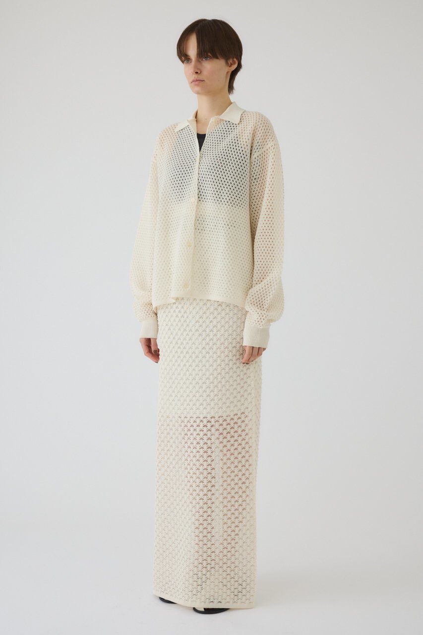 【リムアーク/RIM.ARK】のLace knit SK/スカート 人気、トレンドファッション・服の通販 founy(ファニー) 　ファッション　Fashion　レディースファッション　Fashion for Women　スカート　Skirts　ロングスカート　Long Skirts / Maxi & Midi Skirts　おすすめ　Recommended / Our Picks　シンプル　Simple, Minimal　スマート　Smart, Elegant　セットアップ　Set-Up, Coordinated Outfit　フラット　Flat, Flat Shoes　マキシ　Maxi, Full Length　レース　Lace, Lace Fabric　ロング　Long, Long-Length　other-3|ID: prp329100004431450 ipo3291000000032808710