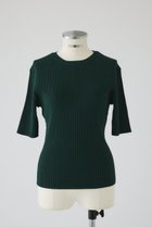 【リムアーク/RIM.ARK】の【3/19 10:00販売開始】Compact knit tops/ニット ダークグリーン|ID:prp329100004431452