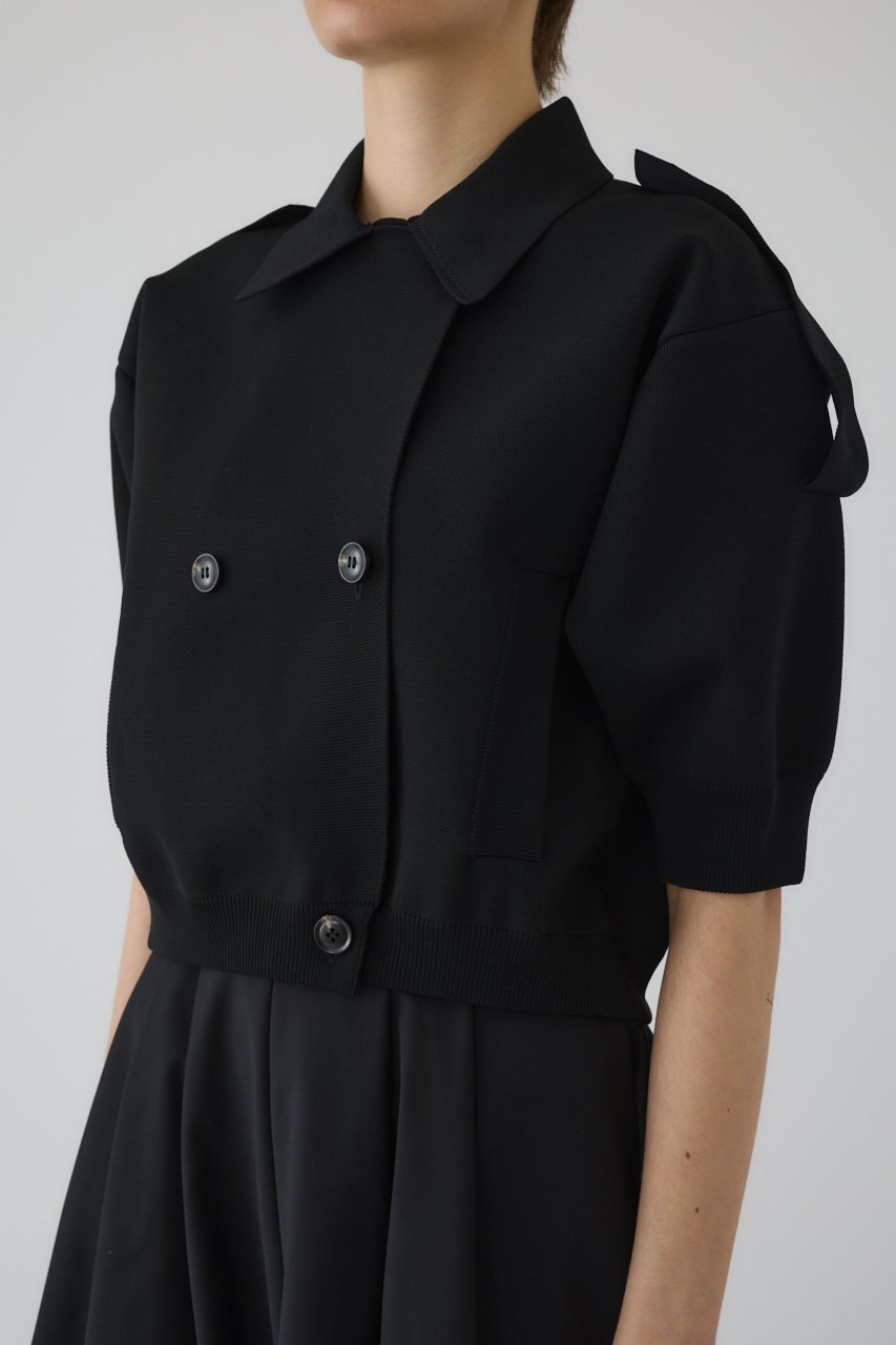 【リムアーク/RIM.ARK】のRiders knit CD/カーディガン 人気、トレンドファッション・服の通販 founy(ファニー) 　ファッション　Fashion　レディースファッション　Fashion for Women　トップス・カットソー　Cut & Sew Tops　ニット　Knit Tops & Sweaters　カーディガン・羽織り　Layered Style Cardigans　カーディガン　Cardigan, Knitwear　コンパクト　Compact, Small Size　ブルゾン　Blouson, Bomber Jacket　ミラノリブ　Milano Rib, Milano Stitch　ライダース　Riders　other-3|ID: prp329100004431455 ipo3291000000035721696