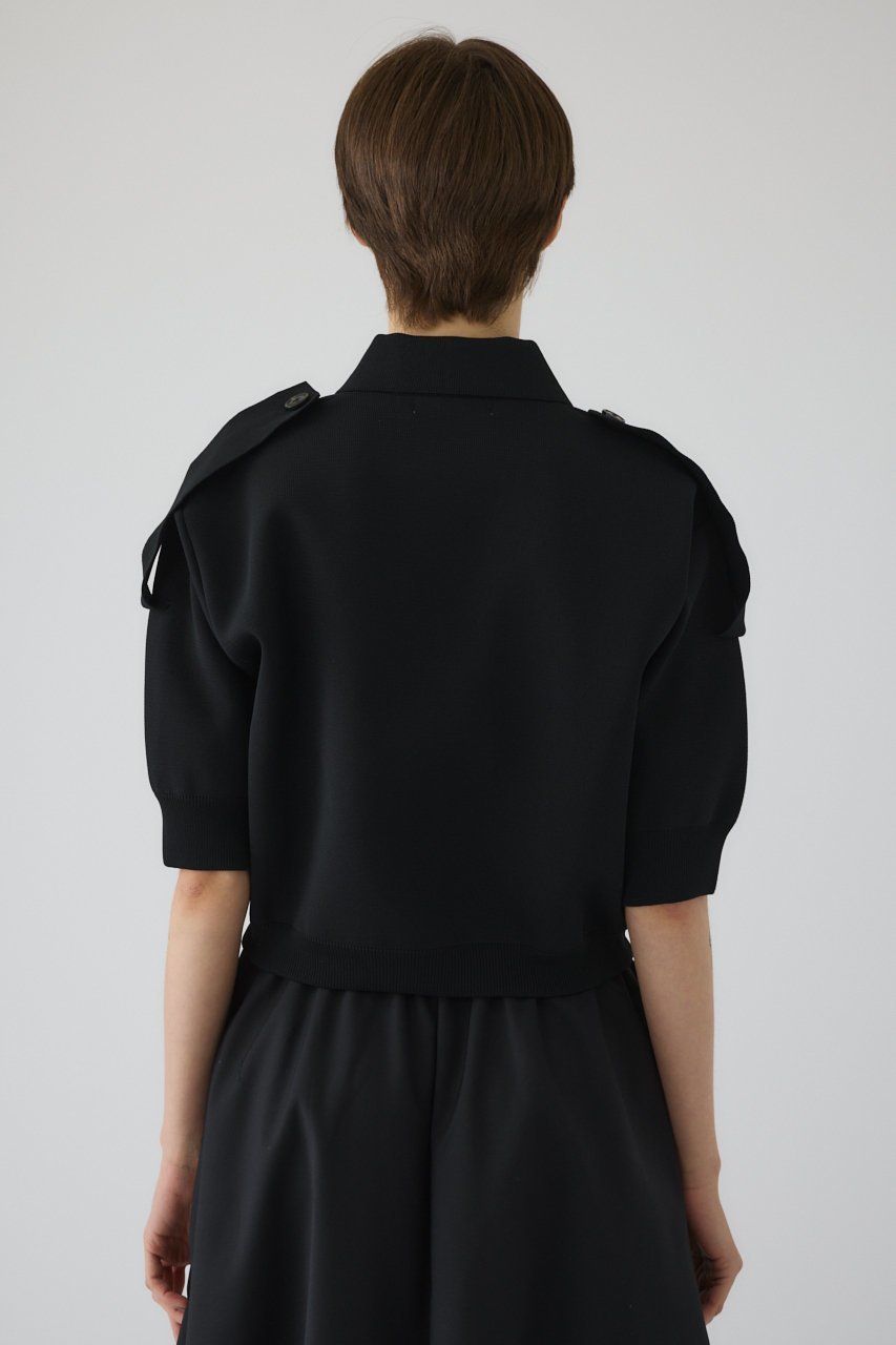 【リムアーク/RIM.ARK】のRiders knit CD/カーディガン 人気、トレンドファッション・服の通販 founy(ファニー) 　ファッション　Fashion　レディースファッション　Fashion for Women　トップス・カットソー　Cut & Sew Tops　ニット　Knit Tops & Sweaters　カーディガン・羽織り　Layered Style Cardigans　カーディガン　Cardigan, Knitwear　コンパクト　Compact, Small Size　ブルゾン　Blouson, Bomber Jacket　ミラノリブ　Milano Rib, Milano Stitch　ライダース　Riders　other-6|ID: prp329100004431455 ipo3291000000035721699