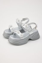 【スタッカート/STACCATO】のフラワーソリッドボリュームサンダル 人気、トレンドファッション・服の通販 founy(ファニー) ファッション Fashion レディースファッション Fashion for Women サンダル Sandals, Summer Shoes フラワー Flower, Floral thumbnail シルバー|ID: prp329100004431461 ipo3291000000035943773