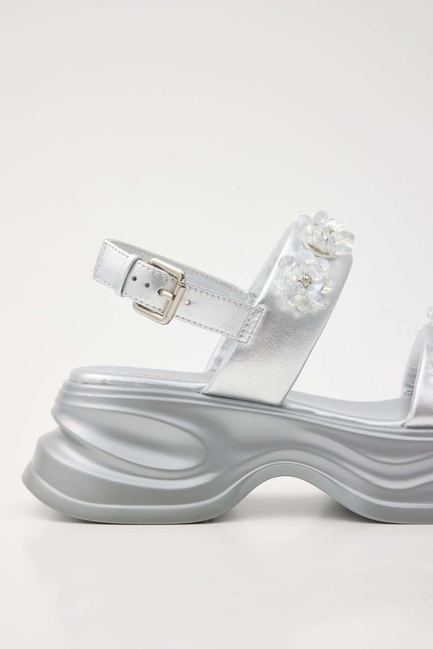 【スタッカート/STACCATO】のフラワーソリッドボリュームサンダル 人気、トレンドファッション・服の通販 founy(ファニー) 　ファッション　Fashion　レディースファッション　Fashion for Women　サンダル　Sandals, Summer Shoes　フラワー　Flower, Floral　other-6|ID: prp329100004431461 ipo3291000000035943778