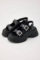 【スタッカート/STACCATO】のジャスパーボリュームソールサンダル 人気、トレンドファッション・服の通販 founy(ファニー) ファッション Fashion レディースファッション Fashion for Women エレガント 上品 Elegant ガラス Glass, Glassware サンダル Sandals, Summer Shoes ストーン Stone, Gem-Like thumbnail ブラック|ID: prp329100004431462 ipo3291000000034939842