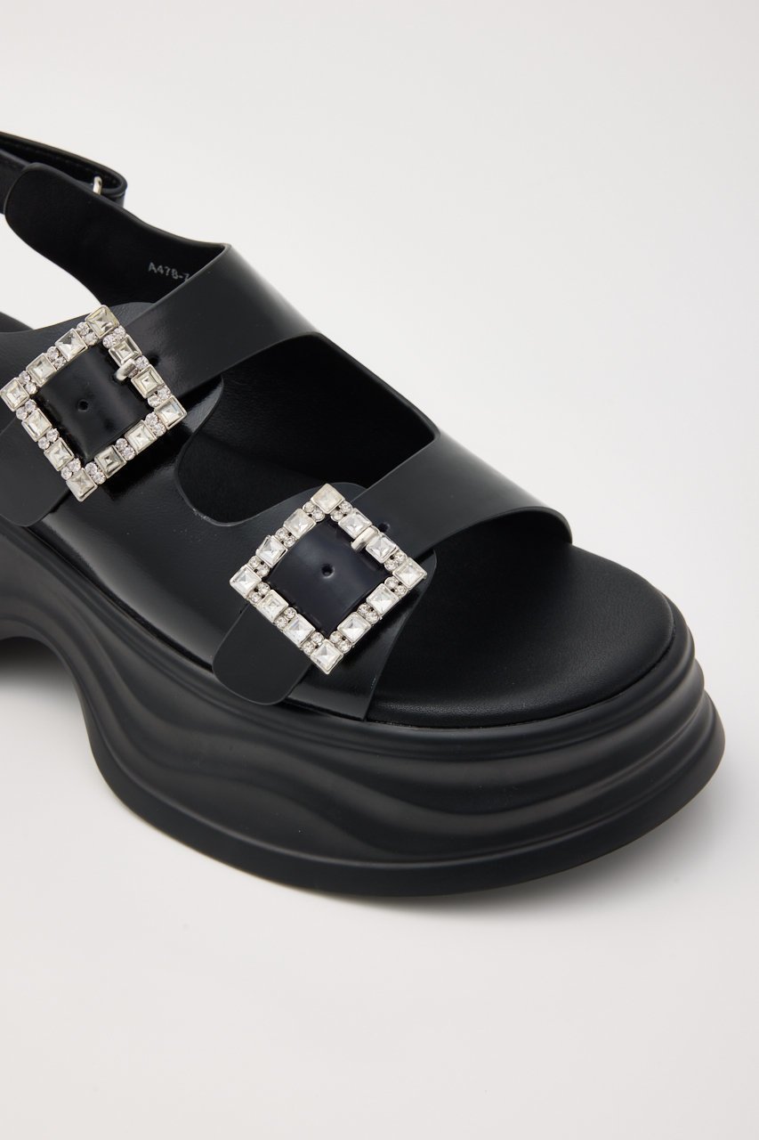 【スタッカート/STACCATO】のジャスパーボリュームソールサンダル 人気、トレンドファッション・服の通販 founy(ファニー) 　ファッション　Fashion　レディースファッション　Fashion for Women　エレガント 上品　Elegant　ガラス　Glass, Glassware　サンダル　Sandals, Summer Shoes　ストーン　Stone, Gem-Like　other-7|ID: prp329100004431462 ipo3291000000034939848