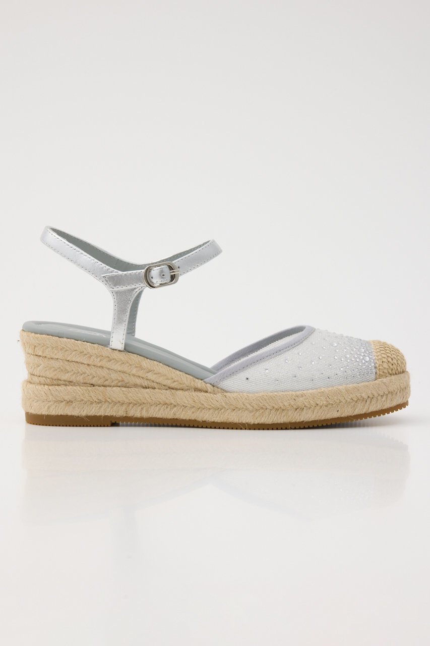 【スタッカート/STACCATO】のナーナウェッジソールエスパドリーユサンダル 人気、トレンドファッション・服の通販 founy(ファニー) 　ファッション　Fashion　レディースファッション　Fashion for Women　インソール　Shoe Insole　サンダル　Sandals, Summer Shoes　ストーン　Stone, Gem-Like　メッシュ　Mesh, Net Fabric　other-4|ID: prp329100004431464 ipo3291000000034939444